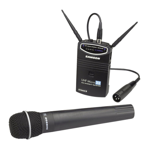 Samson UHF Micro 32 User manual