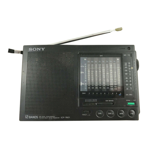 Sony ICF-7601 Service manual