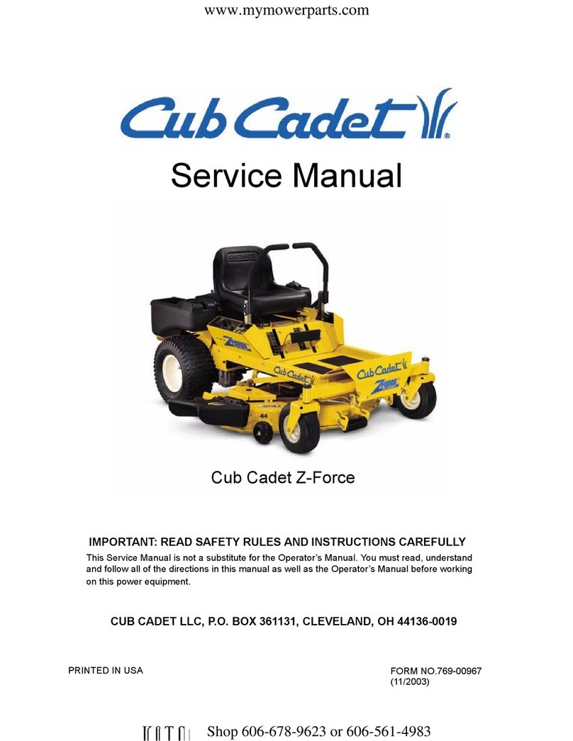 Cub Cadet Z-Force S User manual Cub Cadet Z-Force S User manual