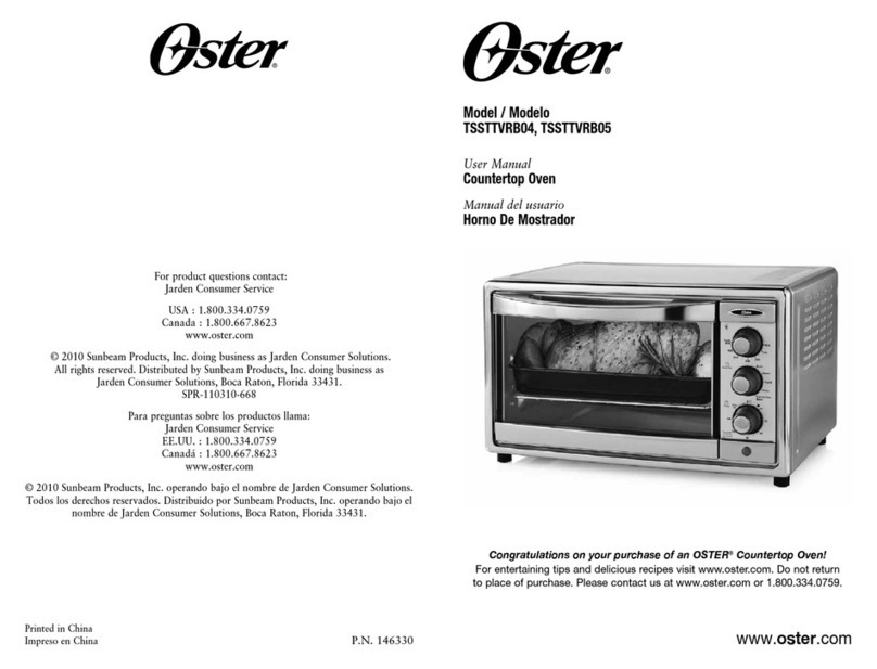 Oster TSSTTVRB05 User manual Oster TSSTTVRB05 User manual