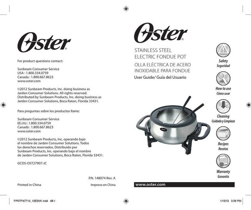 Oster FPSTFN7710 User manual