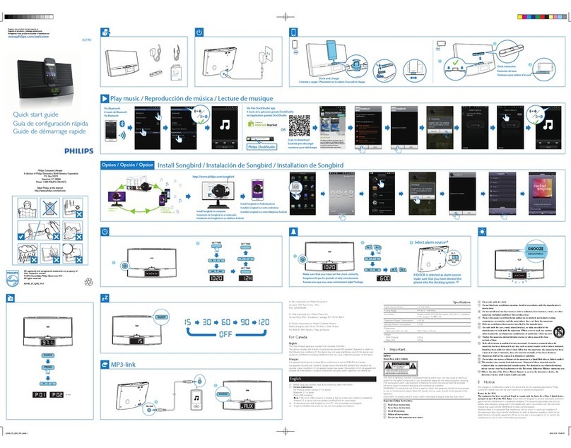 Philips AS140 User manual