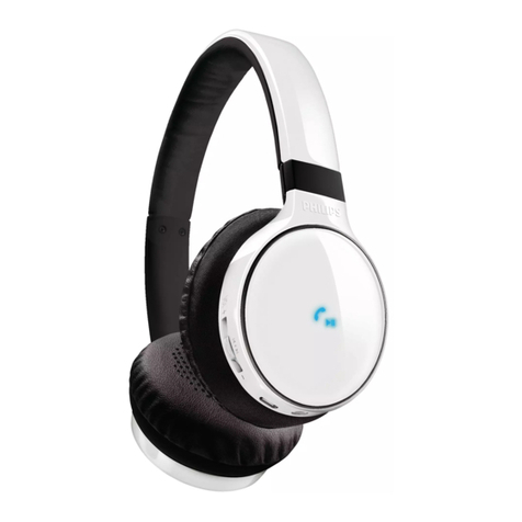 Philips SHB9100WT quick start guide