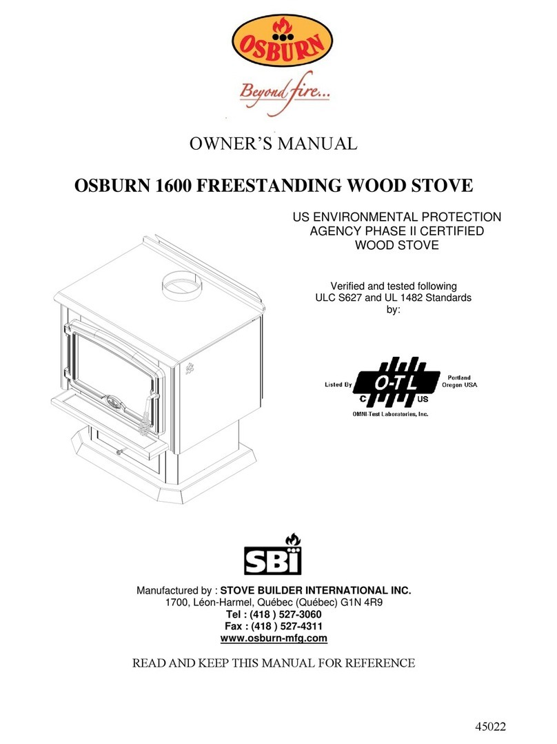 Osburn 1600 User manual