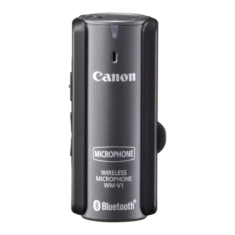 Canon WM-V1 instructions