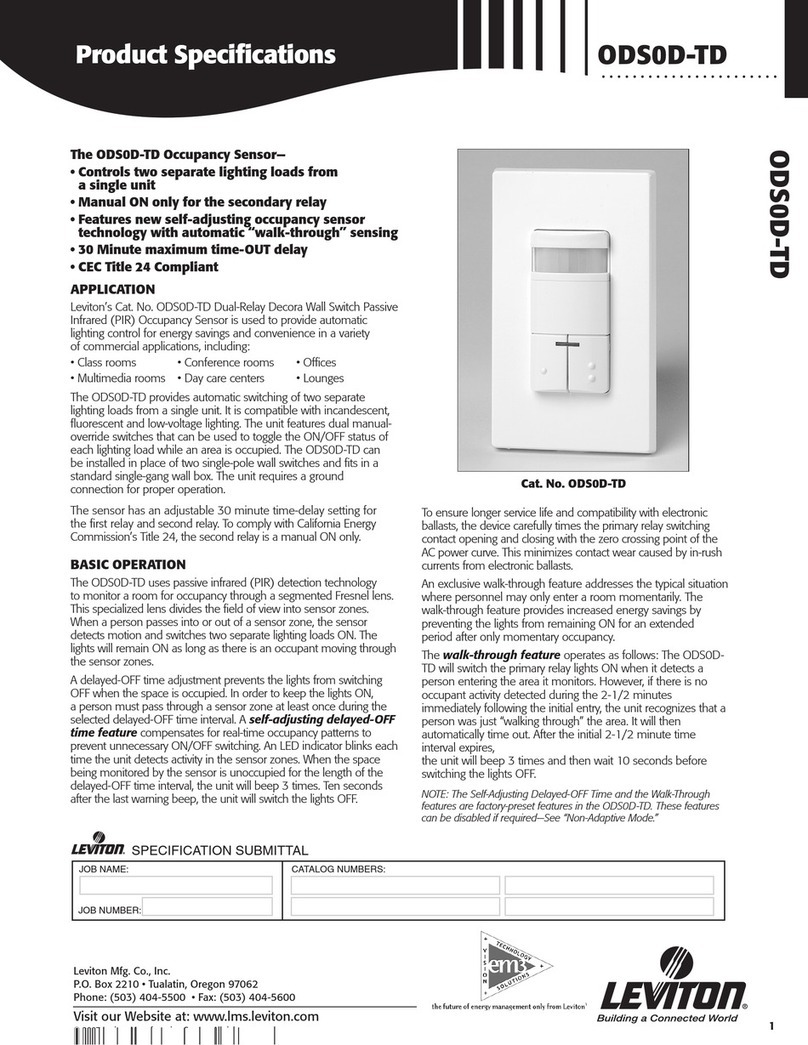 Leviton ODS0D-TD Product specifications Leviton ODS0D-TD Product specifications
