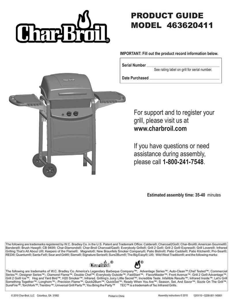 Char-Broil 463620411 Product guide