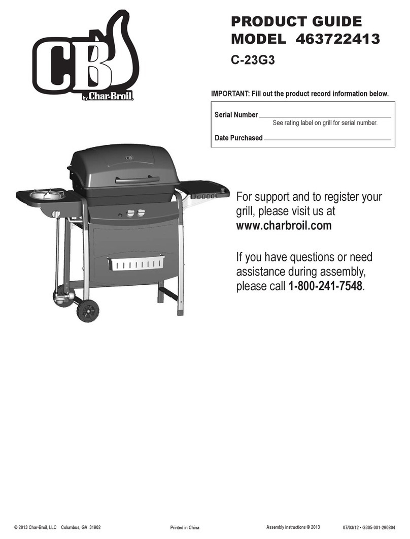 Char-Broil 463722413 Product guide