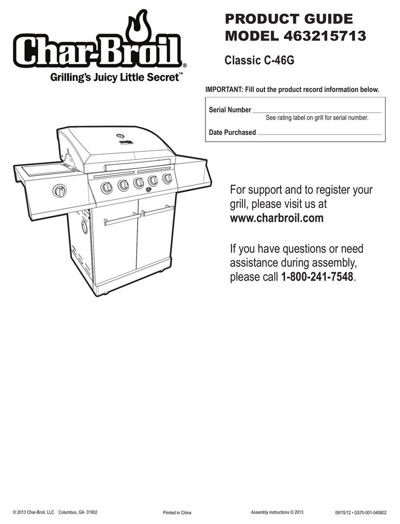 Char-Broil 463215713 Product guide