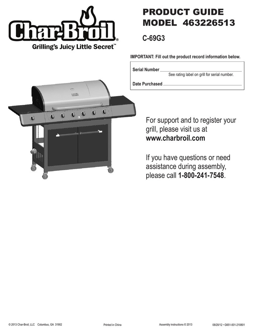 Char-Broil 463226513 User manual