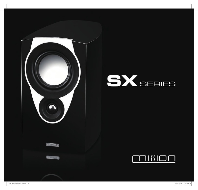 Mission SX SERIES User manual