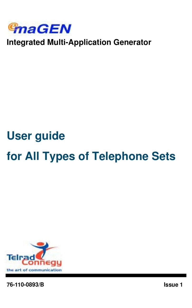 Telrad Integrated Multi-Application Generator user guide