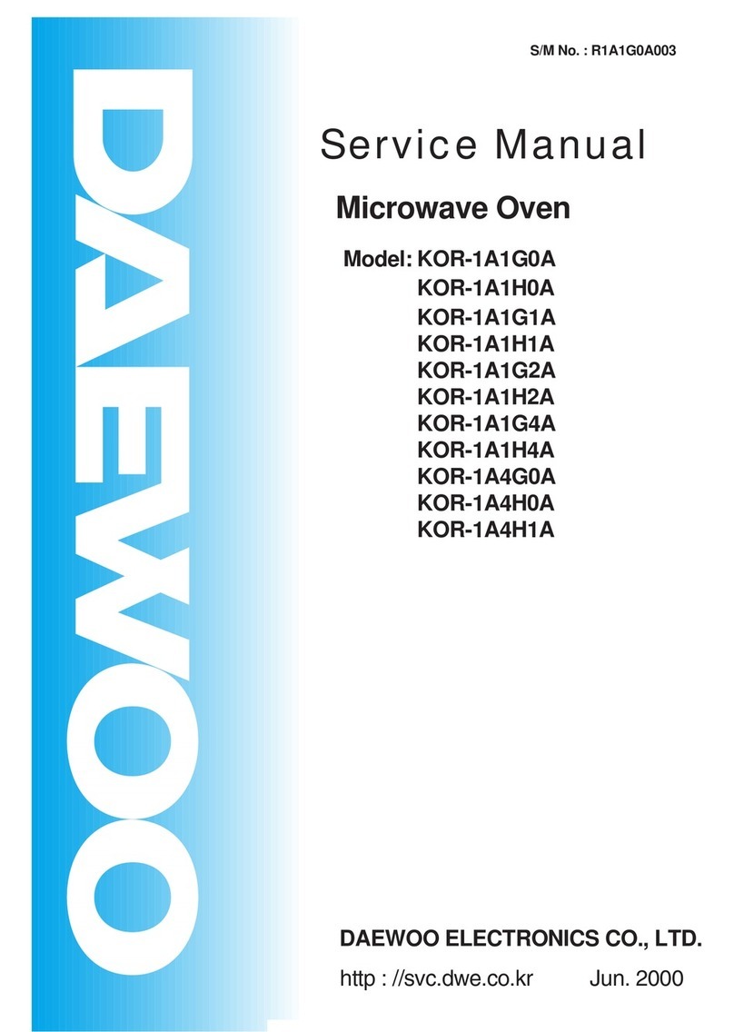 Daewoo KOR-1A1G0A User manual