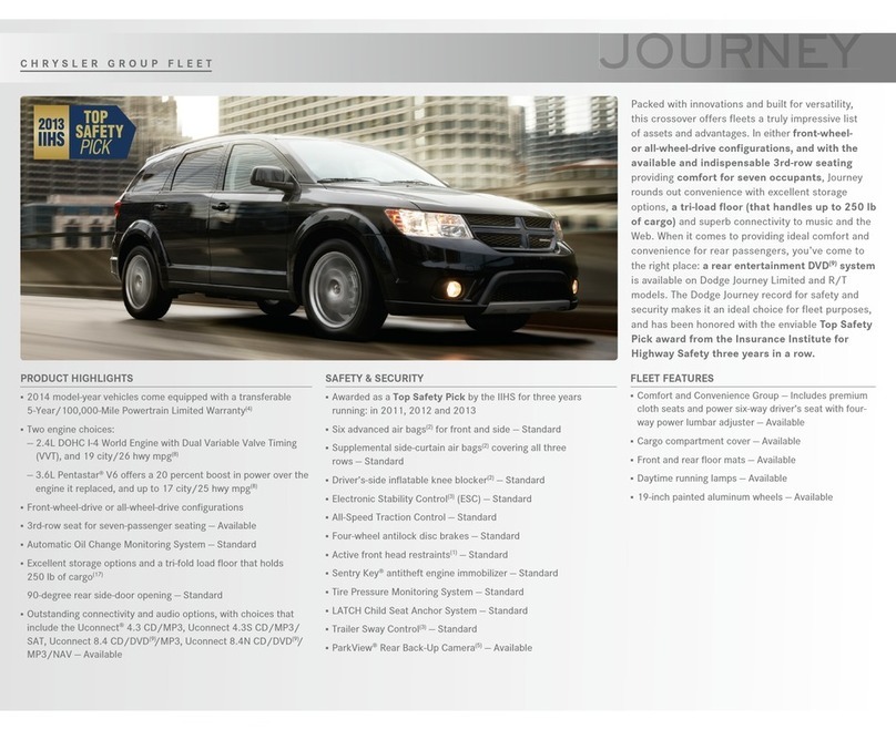 Chrysler JOURNEY User manual