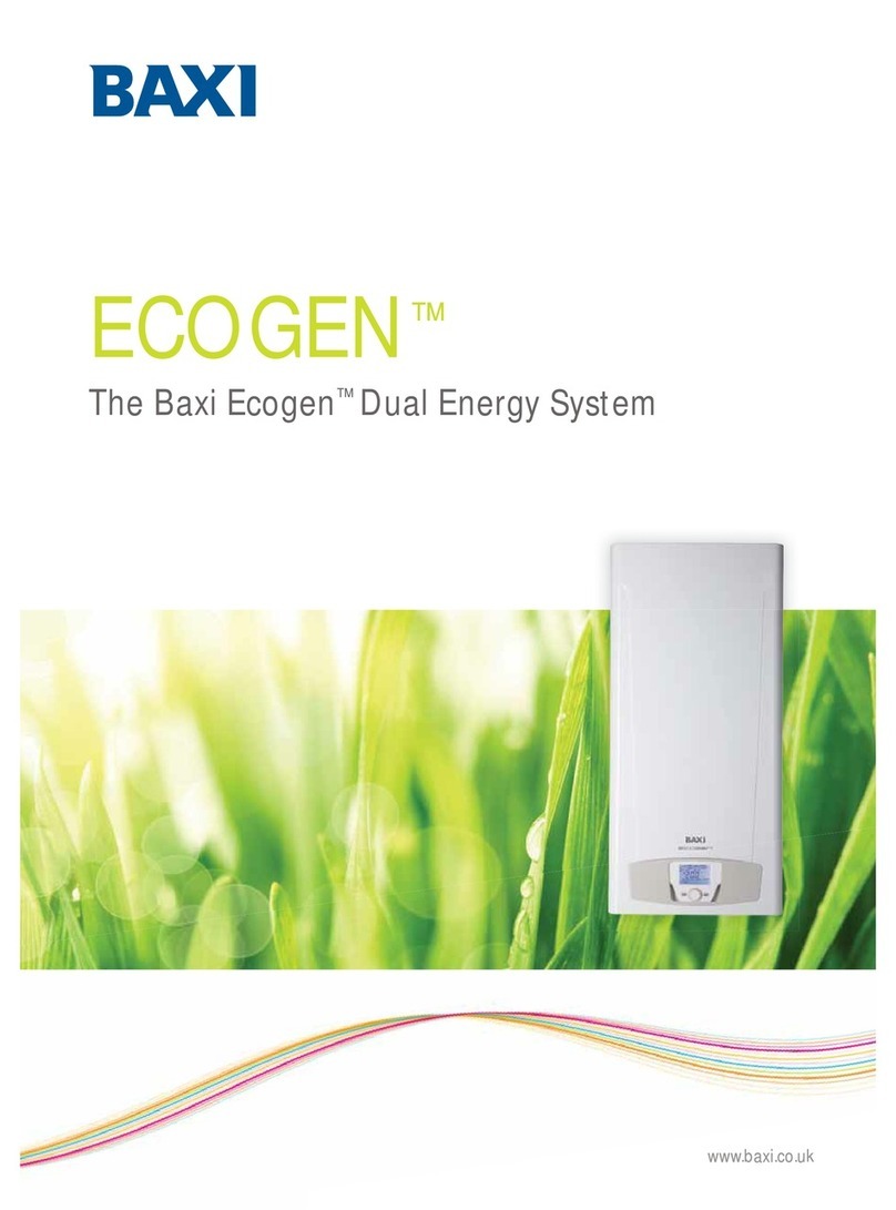 Baxi ECOGEN Product guide Baxi ECOGEN Product guide