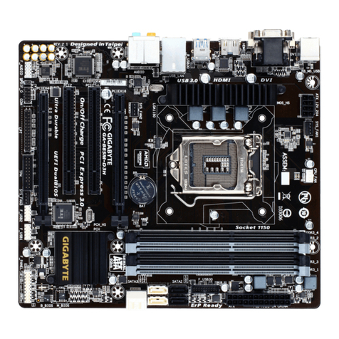 Gigabyte GA-B85M-D3H user manual