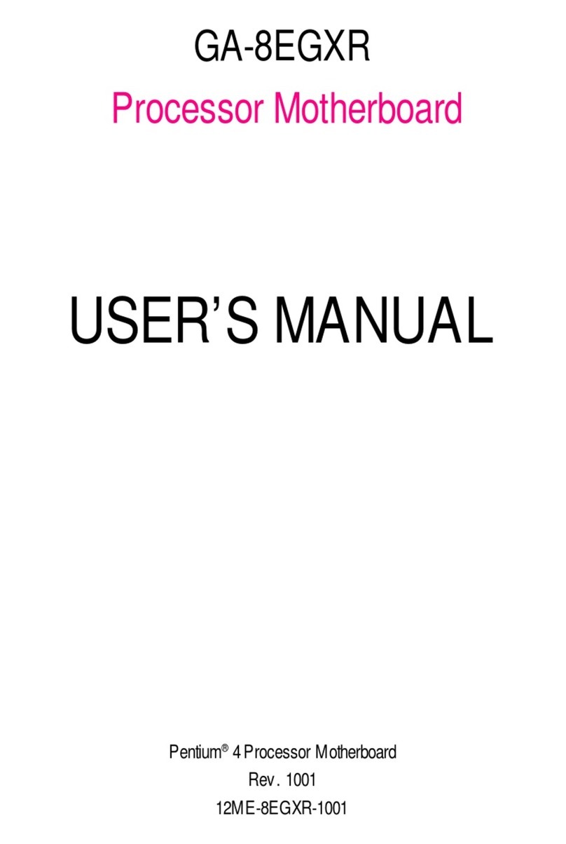 Gigabyte GA-8EGXR+ Series User manual