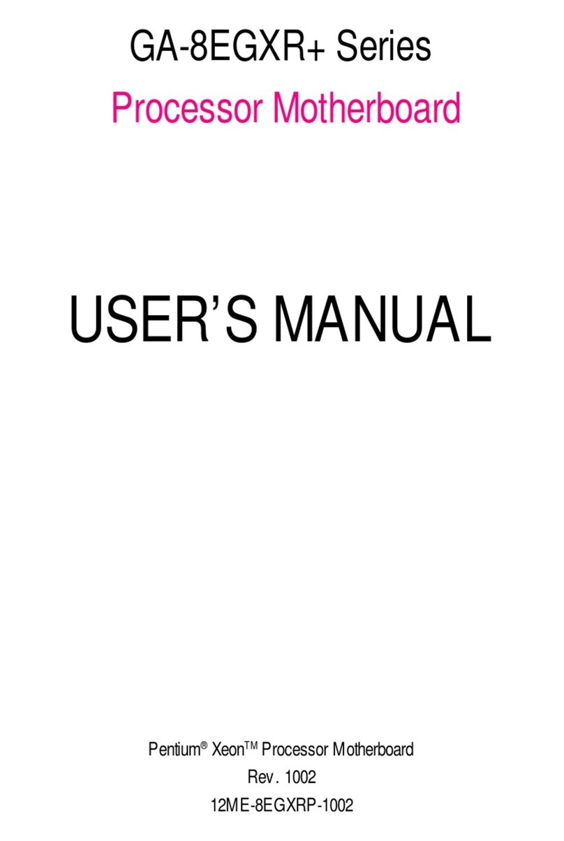 Gigabyte GA-8EGXR+ Series user manual
