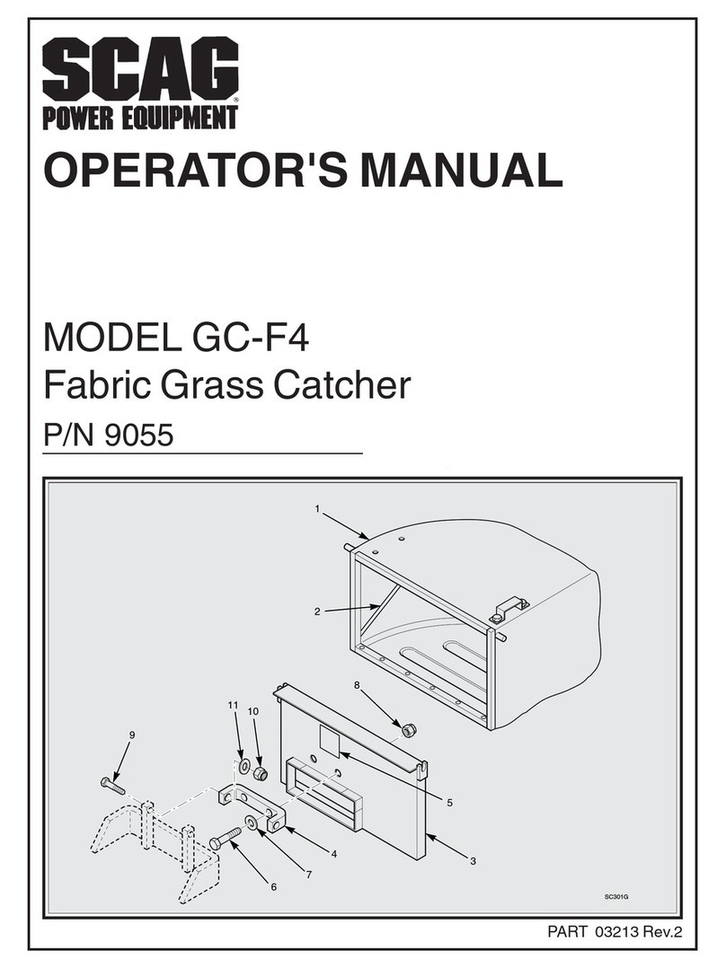 Scag Power Equipment GC-F4 User manual