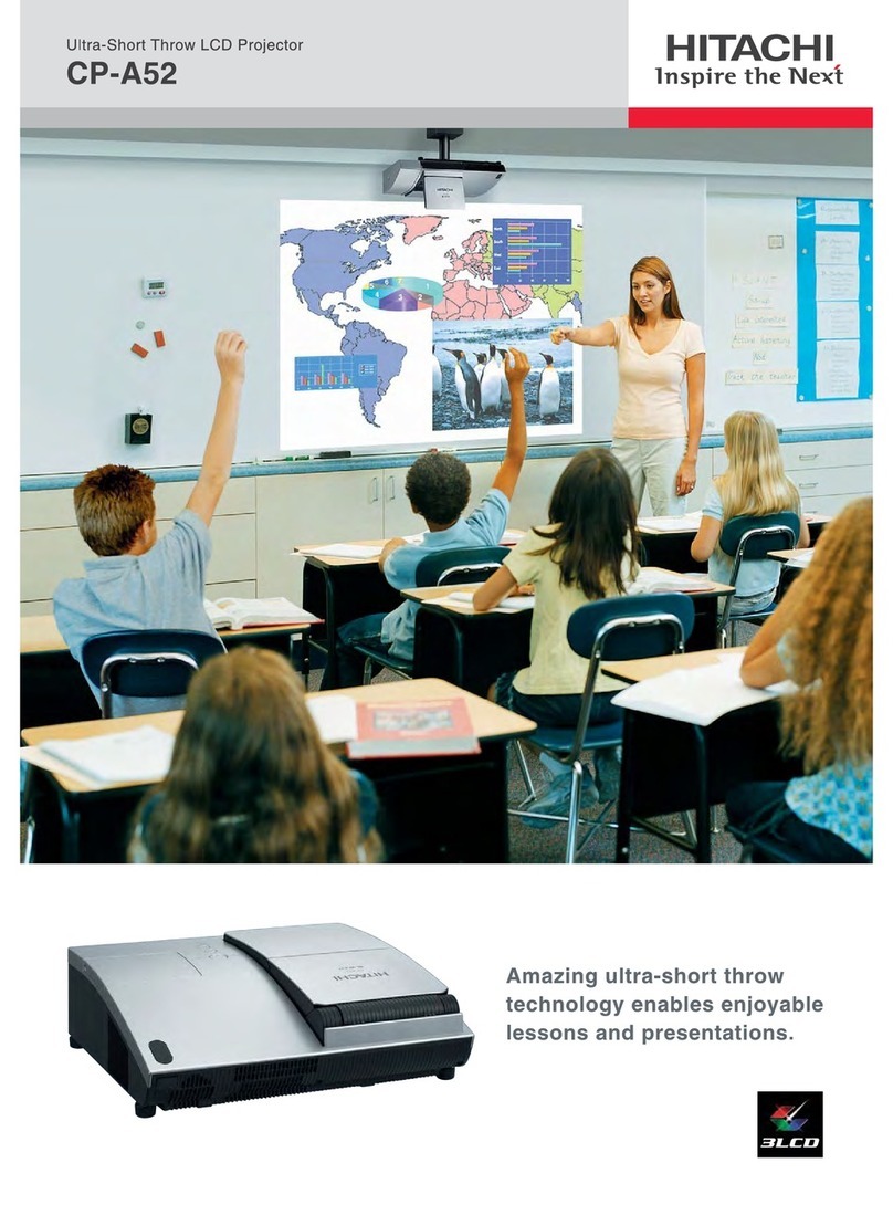 Hitachi CP-A52 Series Brochure & specs