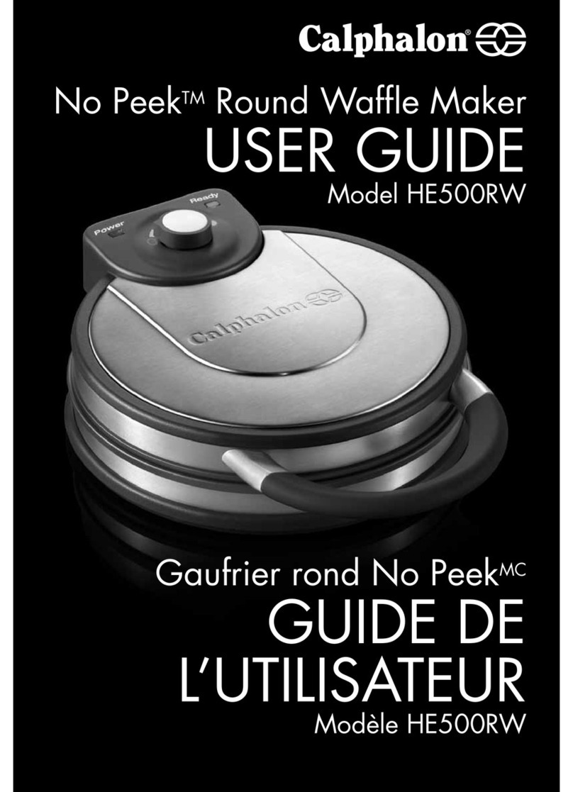Calphalon No Peek HE500RW User manual