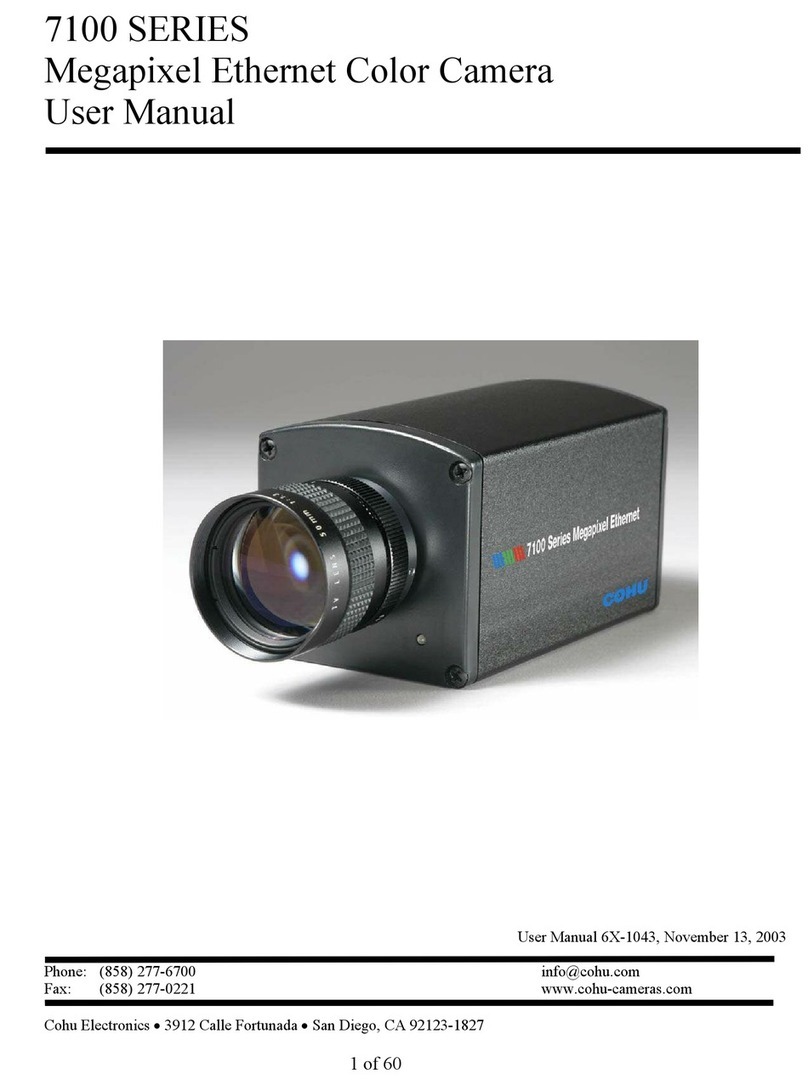 COHU 7100 SERIES User manual