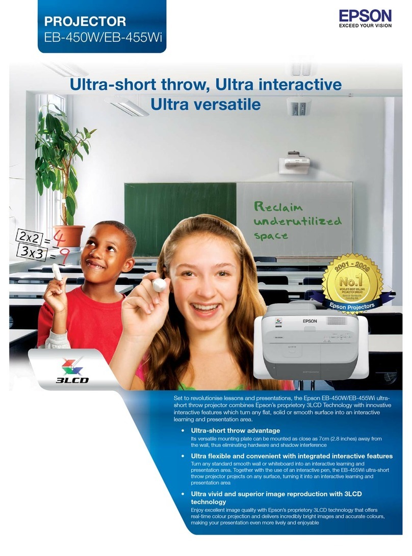 Epson EB-450W User manual
