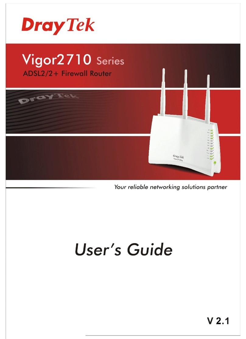 Draytek Vigor2710 Series user guide