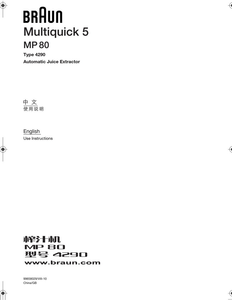 Braun Multiquick 5 MP 80 black use instructions