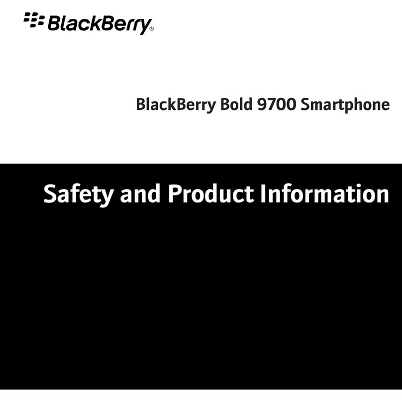 Blackbe;rry Bold 9700 User manual