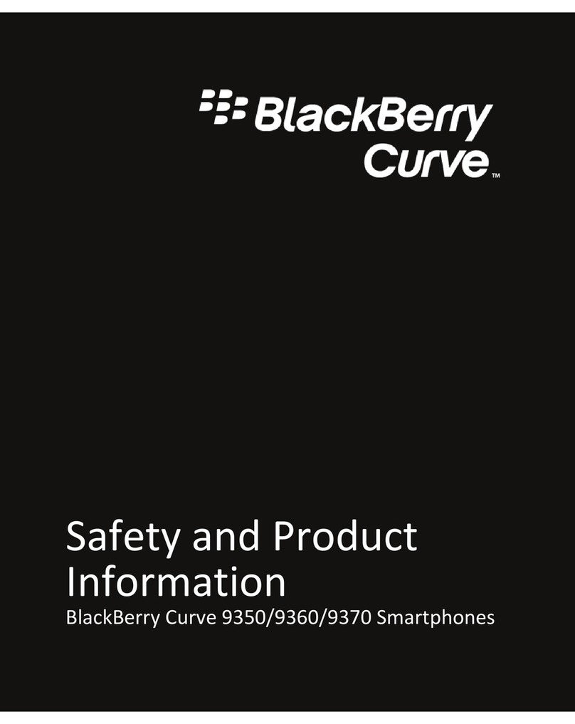 Blackbe;rry Curve 9350 User manual