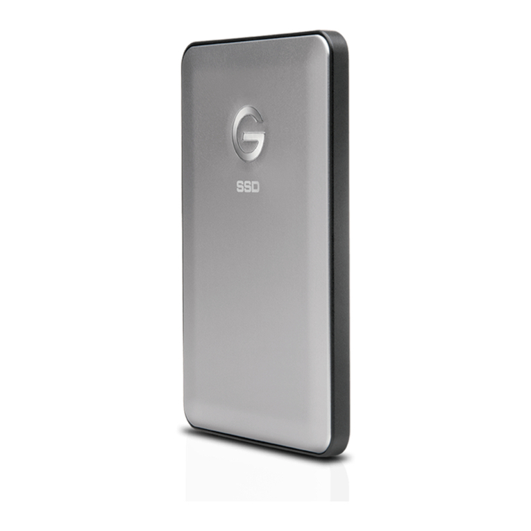 G-Technology G Drive slim User manual