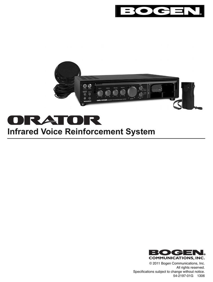 Bogen ORATOR User manual