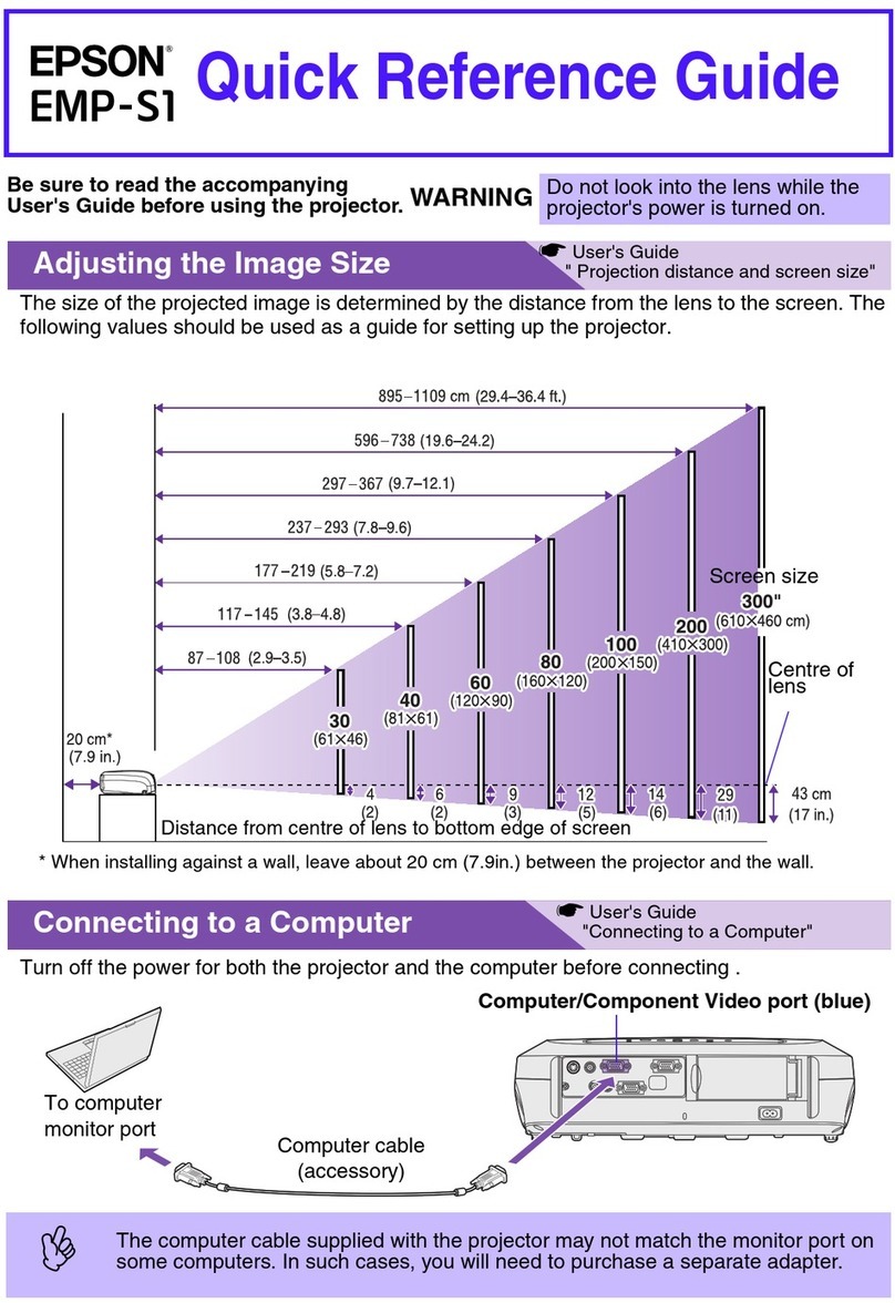 Epson EMP-S1 User manual
