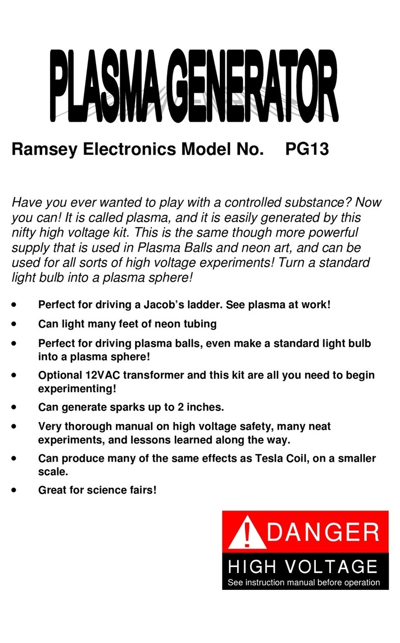 Ramsey Electronics PG13 User manual