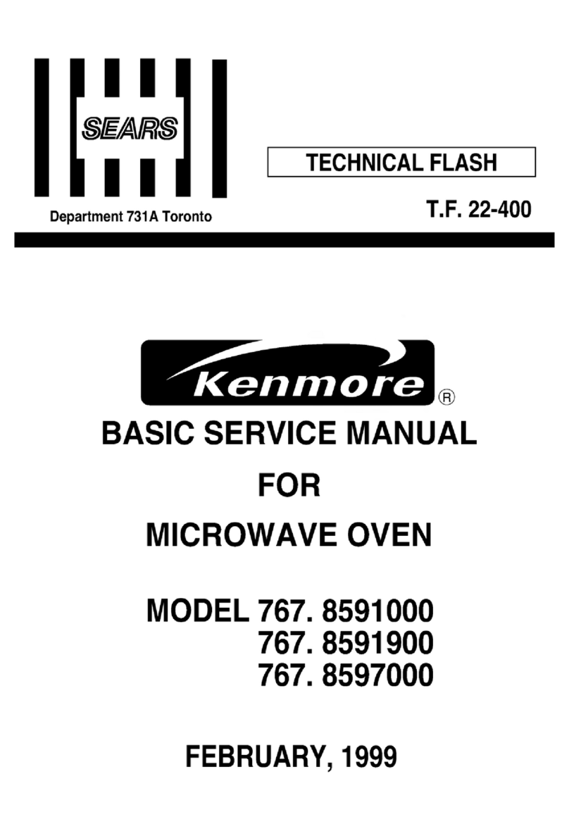 Kenmore 767. 8591000 Basic service manual