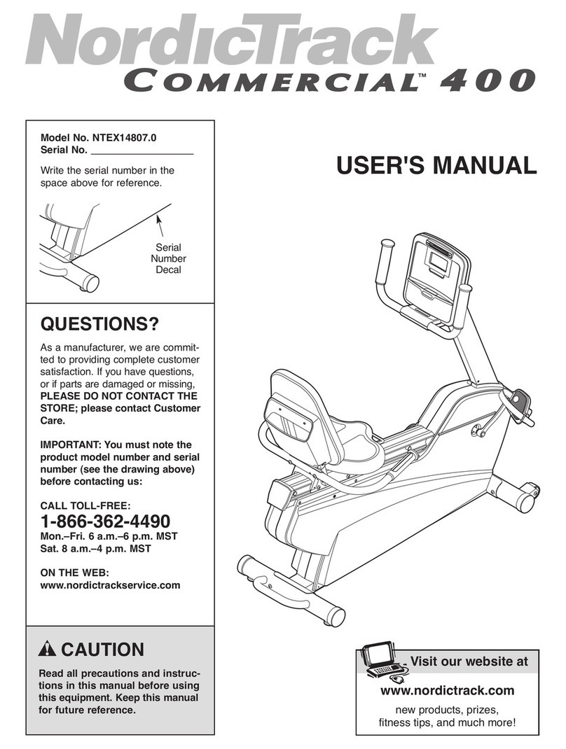 NordicTrack NTEX14807.0 user manual