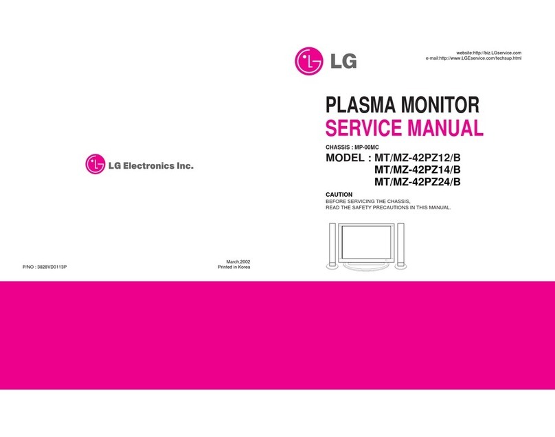 LG MT- 42PZ12 User manual