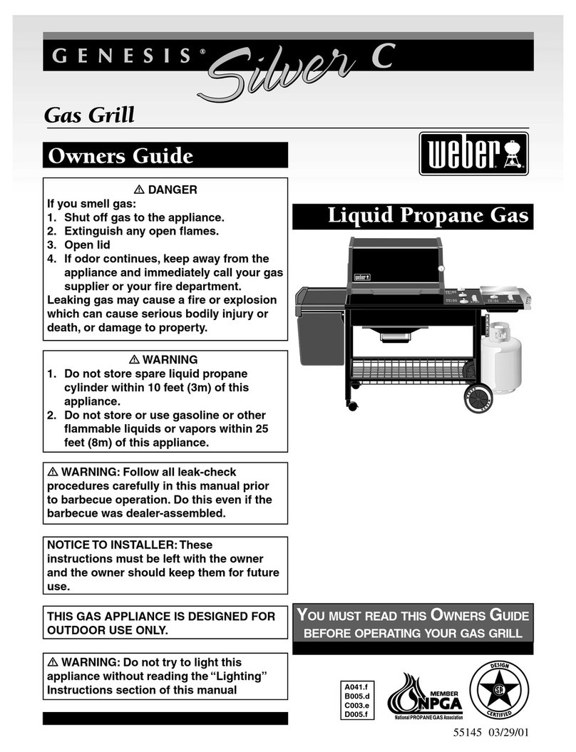 Weber Genesis Silver-C LP 032301 User manual