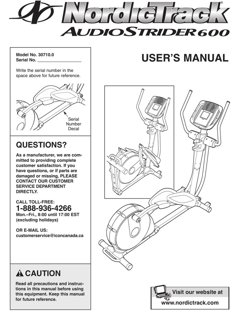 NordicTrack 30710.0 user manual