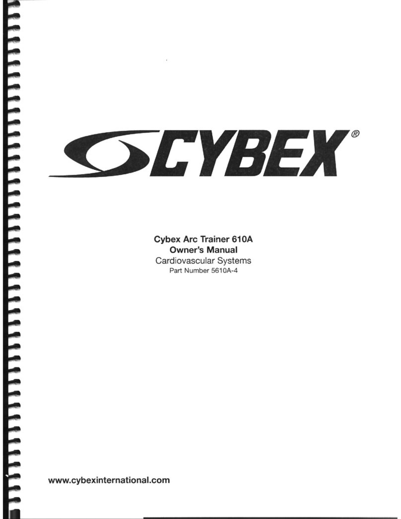 CYBEX 610A owner's manual