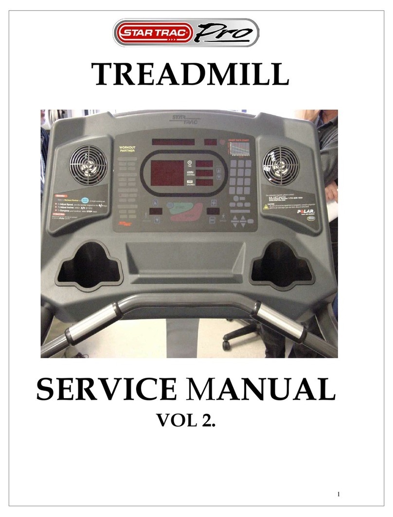 Star Trac TREADMILL User manual Star Trac TREADMILL User manual