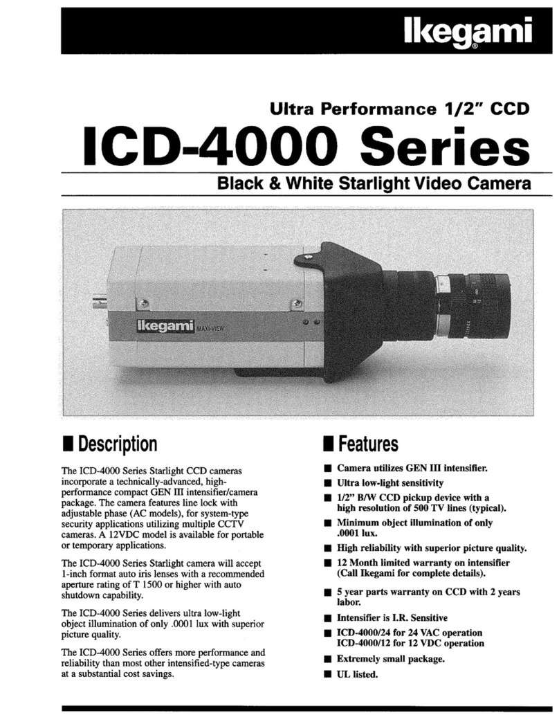 Ikegami ICD-4000 Series User manual