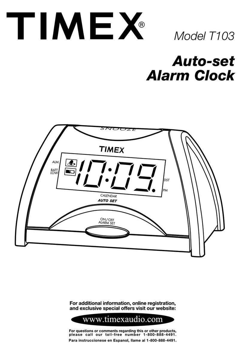 Timex t103 User manual