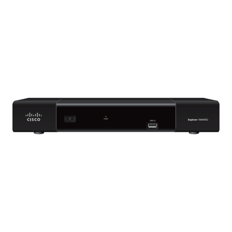Cisco Explorer 1640HDC User manual