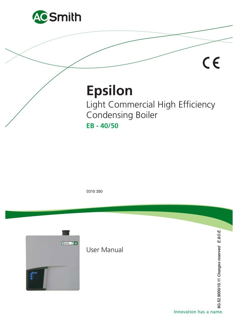 A.O. Smith Epsilon EB-40 User manual A.O. Smith Epsilon EB-40 User manual