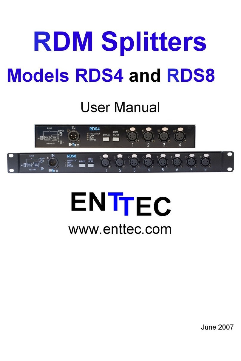 Enttec RDS4 user manual