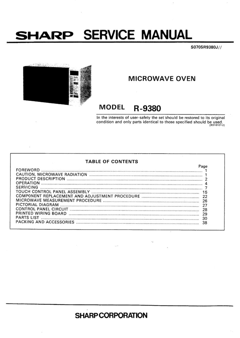 Sharp R-9380 User manual