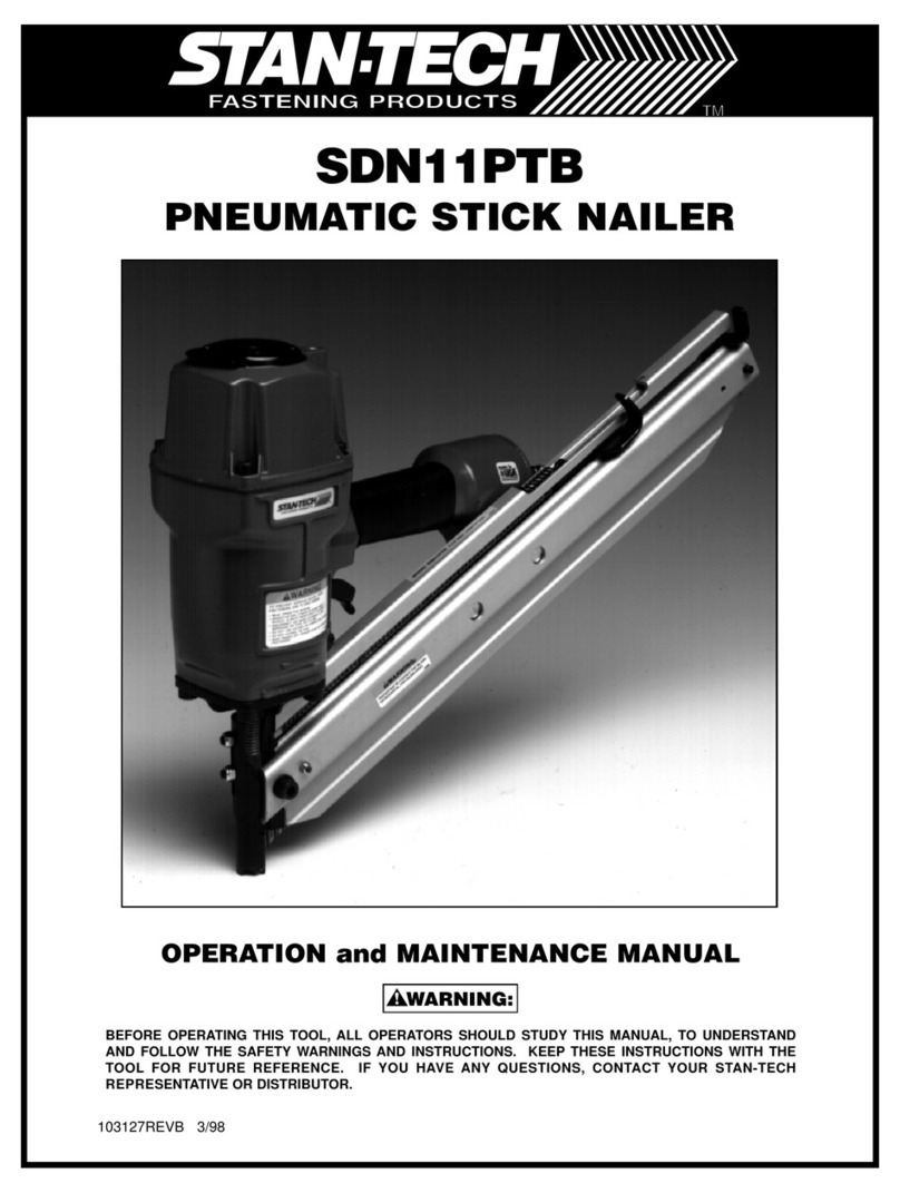 Stan-Tech SDN11PTB Operation and maintenance manual