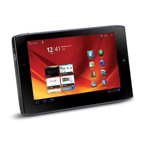 Acer A100 User manual